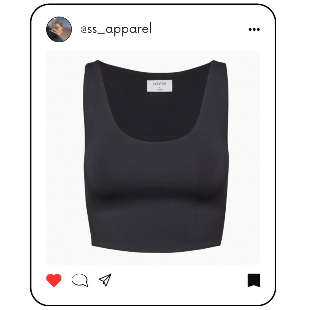 NWT Babaton Contour cropped tank